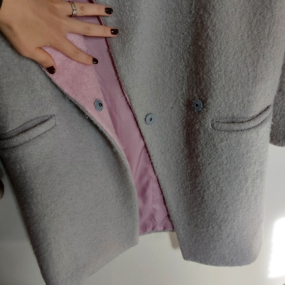 Teddy Wool Sherpa Car Coat - Picture 3 of 5